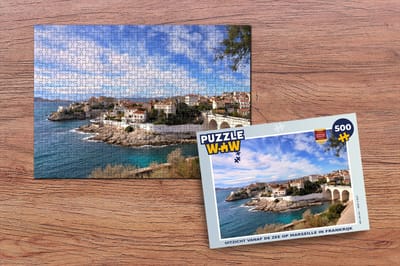Puzzel Zee - Marseille - Frankrijk - Legpuzzel - Puzzel 500 stukjes