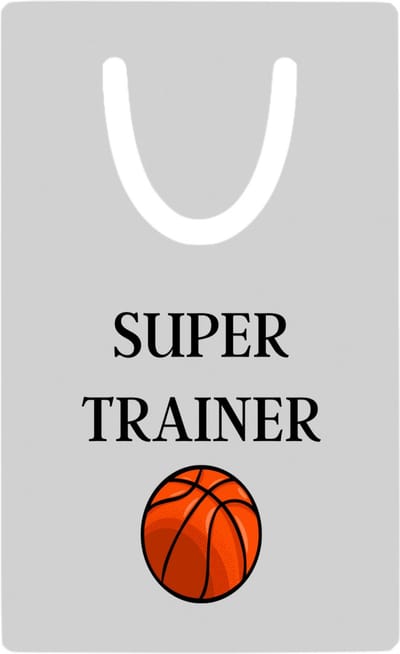 Hacebo® - Super trainer metalen boekenlegger - Sport - coach - basketbal - Trainer - geschenk - verjaardag - love gift Bladwijzer boekenleggers - 7.6 cm x 5cm