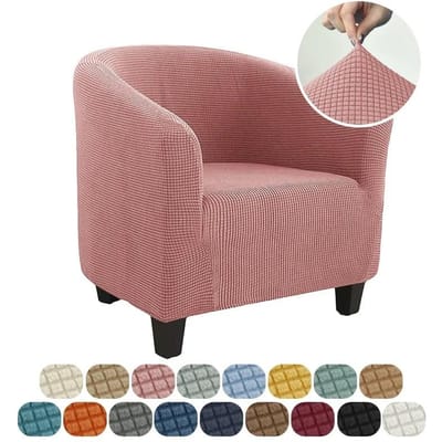 Polar Fleece Fauteuilhoes Stretch Kuipstoel Hoezen Woonkamer Elastische All-inclusive Enkele Bank Beschermhoes Woondecoratie 1pcs