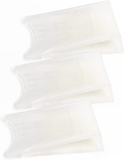 Deur Stopper - Deurhouder Wedge - Deur Open Houden - Dubbelzijdig Houdend - 13.2 x 8.4 cm - Transparant