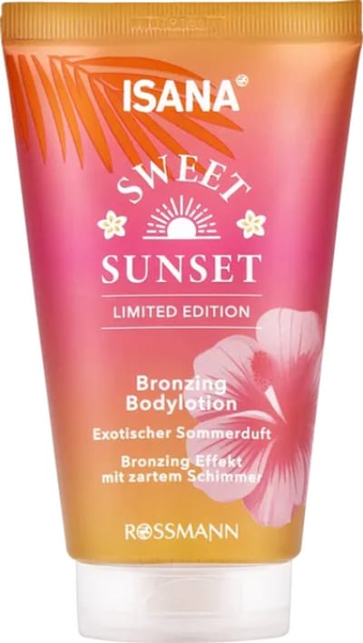 ISANA Sweet Sunset Bronzing Bodylotion - Glinsterende Body Lotion - Glanzende Teint met Hyaluronzuur - 150ml