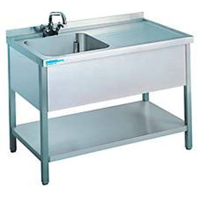 Spoelbak - gootsteen links - B 1200 x D 700 x H 850mm