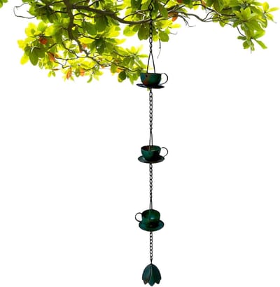 Regenketting - Goot Decoratie - Water Leiden - Zwaar Weerbestendig - 94 cm - Zwart