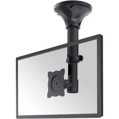Neomounts FPMA-C025BLACK Plafondbeugel voor monitor Aantal monteerbare displays: 1 Display(s) 25,4 cm (10) - 76,2 cm (30) Zwart Kantelbaar,