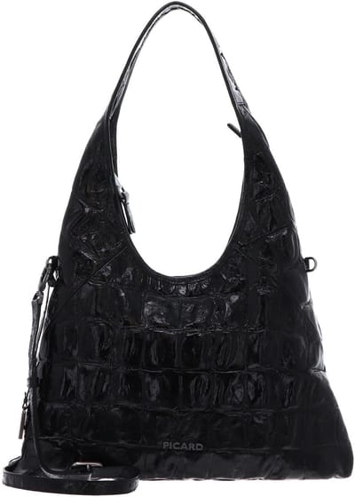 PICARD Leren schoudertas Key Largo Shopper Black zwart