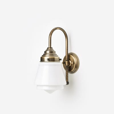 Wandlamp Komeet Meander Brons - Art Deco Trade