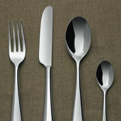 ​Alessi Dessertmes Nuovo Milano - 5180/6 - Ontworpen door Ettore Sottsass - Hoogwaardig 18/10 Roestvrij Staal - Elegant en Tijdloos Design - Vaatwasserbestendig - Ideaal voor het Eten van Desserts​