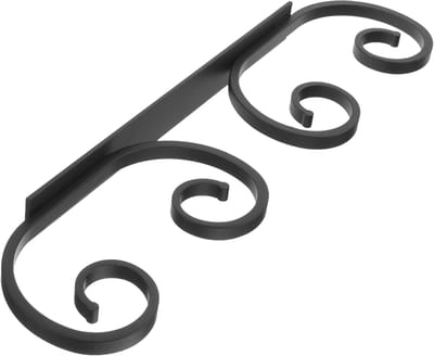 Wijnglazenrek voor wijnglazen op voet – Wandrek / hangend wijnglazenrek van metaal – Opbergrek voor wijn- en champagneglazen – Geschikt voor keuken, bar en kast (M)