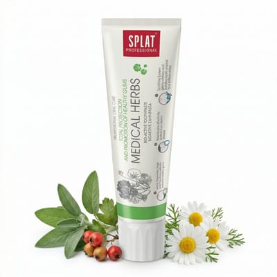 SPLAT Medical Herbs - Tandpasta - Kruiden, Bescherming van het Tandvlees, Zonder SLES, 2-pack