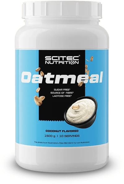 Scitec Nutrition® - Oatmeal (1500 gram - Coconut) - Kokos - 10 doseringen - havermout - oats - havermoutmix - havervlokken - havermeel - poeder - ontbijtgranen
