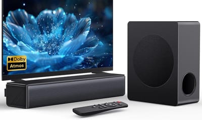 Krachtige 2.1 Soundbar met Dolby Atmos voor Thuisbioscoop Geluid