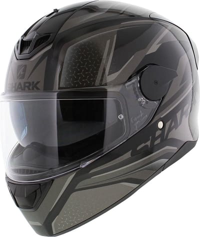 SHARK D-SKWAL 2 DAVEN Motorhelm integraalhelm Zwart Antraciet Zilver - Maat XS
