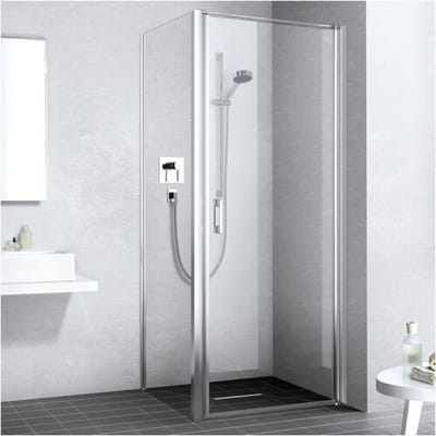 Kermi Liga swing door for shower tray 1-leaf 80 cm, stop right LI1WR080201AK