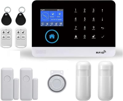 Huisbeveiligingssysteem Alarm - Home Security Systeem - Veiligheid Thuis - Draadloos Met App - 1 Stuk - Wit