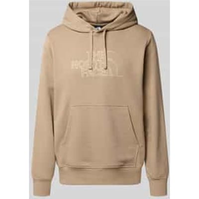 Hoodie met labelstitching