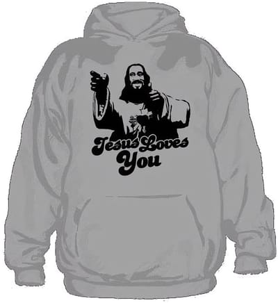 Hybris Hoodie ‘Jesus Loves You’ SH-3-10664-H19-2