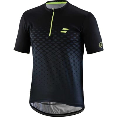 Bicycle Line Heren Rayon Fiets Trui (Zwart/geel)