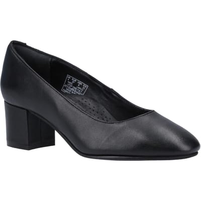 Hush Puppies Dames/Dames Anna Leren Hofschoen (Zwart)