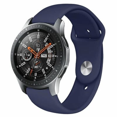 By Qubix - Rubberen sportband - Donkerblauw - Geschikt voor Xiaomi Redmi Watch 5 Active / Redmi Watch 5 Lite
