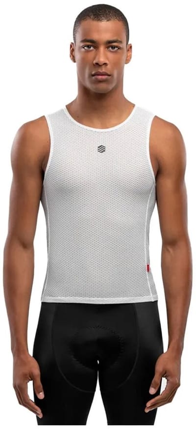 Siroko Velocity Mouwloos Basislaag Wit L-XL Man