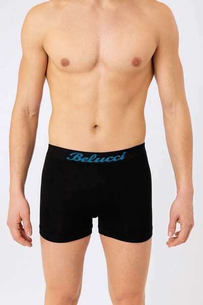 Belucci Microfiber Mega Pack Zwarte Heren Boxershorts - 16 -pack - Maat XL/XXL