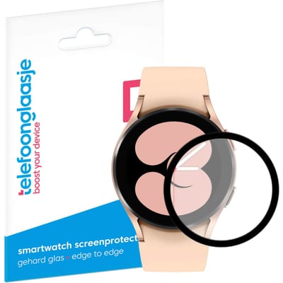 Telefoonglaasje Screenprotector Samsung Galaxy Watch4 - PMMA - (Dun/Flexibel) Plexiglas Screenprotectors Geschikt voor Samsung Galaxy Watch4 - Beschermglas - Smartwatch