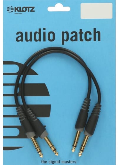 Klotz AB-JJ0060 Patchkabel 0,6 m - Stereo patch kabel