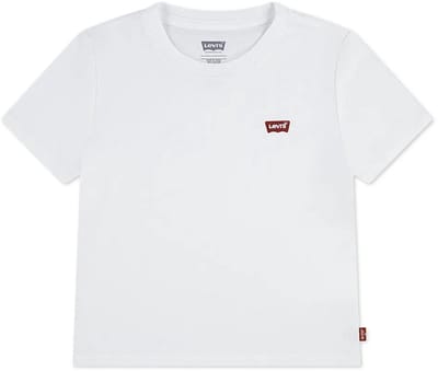 Levi´s ® Kids Batwing Chest Hit T-shirt Met Korte Mouwen Wit 6 Months Jongen