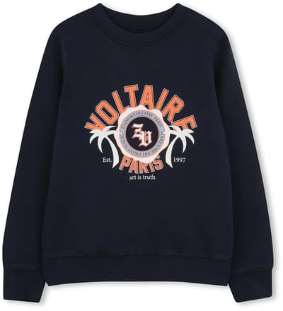 Zadig & Voltaire X60587 Sweatshirt Blauw 14 Years Jongen