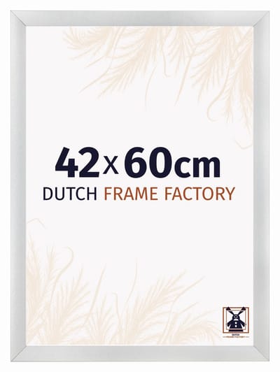 Fotolijst 42x60 cm - MDF - Zilver Mat - Praag