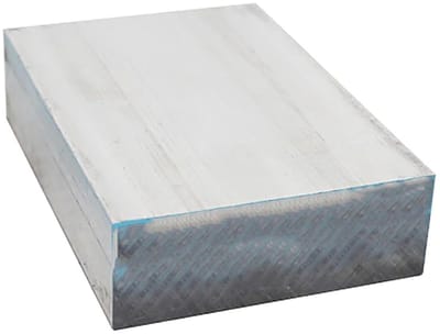 Aluminium Blok - Metaalplaat Aluminiumplaat - Metaal Bewerken - Corrosiebestendig - 18 x 40 x 200 mm - Aluminiumkleur