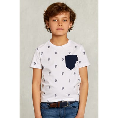 River Woods Custom Fit T-shirt With Pocket White Size: 10 | T-shirts Outlet | Unisex | Wit