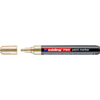 Paintmarker edding 790 op alcoholbasis 2-3mm goud