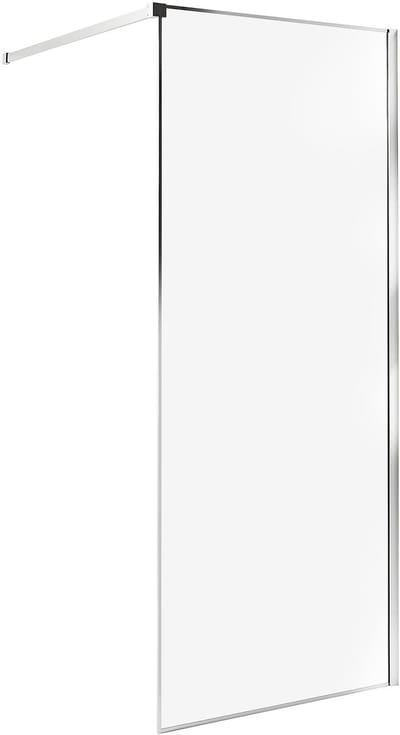 WASPAM - Douchescherm - Zilver - 80 x 190 cm - Veiligheidsglas