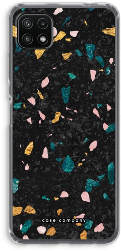 Case Company® - Hoesje geschikt voor Samsung Galaxy A22 5G hoesje - Terrazzo N°10 - Soft Cover Telefoonhoesje - Bescherming aan alle Kanten en Schermrand