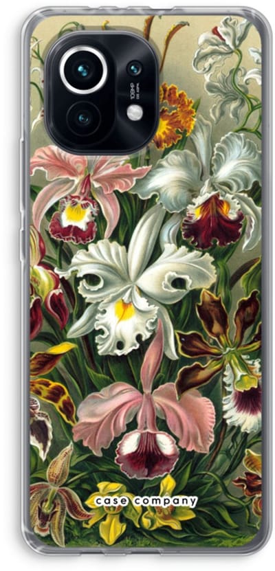 Case Company® - Hoesje geschikt voor Xiaomi Mi 11 hoesje - Haeckel Orchidae - Soft Cover Telefoonhoesje - Bescherming aan alle Kanten en Schermrand