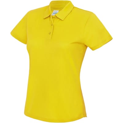 Just Cool - Cool Dames Polo - Sun Yellow maat L