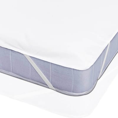 Waterdichte matrasbeschermer 160 x 200 cm - Bescherming tegen vlekken en vocht - Wasmachinebestendig