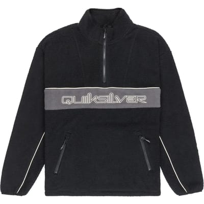 Quiksilver Omni Fleece Met Halve Rits Zwart 2XL Man