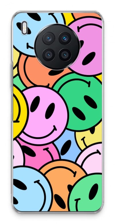 Case Company® - Hoesje geschikt voor Huawei Nova 8i hoesje - Smiley N°1 - Soft Cover Telefoonhoesje - Bescherming aan alle Kanten en Schermrand