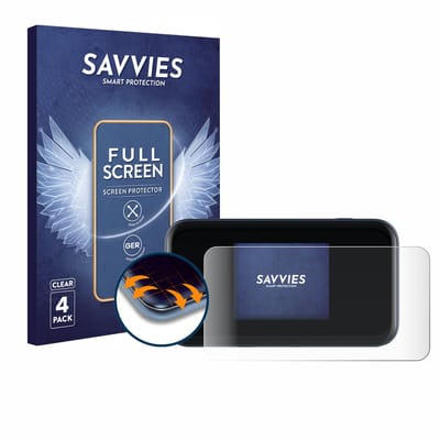 Savvies - Screenprotector voor ZTE MU5002 - Folie Beschermfolie transparant volledig dekking 4 Stuks