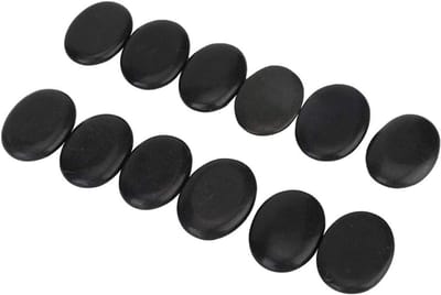 Natuurlijke Basalt Massagestenen voor Hot Stone Therapie, Wellness en Ontspanning in de Spa