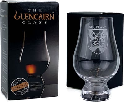 Whiskyglas Gegraveerd met Schild van Schotland - Glencairn Crystal Scotland
