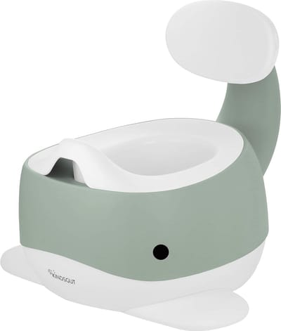 Kindsgut Kinderpotje Walvisdesign Groen voor Toilettraining Kinderen - Discrete Kleuren - Babypotje WC - Kindvriendelijk