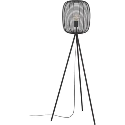 EGLO Derwen Vloerlamp - E27 - Metaal - Zwart