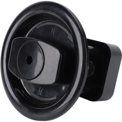 RV Toiledeurslot Circulair Hard ABS Plastic Draaiende Badkamerdeurklink voor Camper Kampeerauto Aanhanger Jachten gray