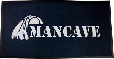 Bar mat Mancave - Barmat - Bar mat - Bar runner - Bar accessoires - Antislip - Afdruipmat - Bar decoratie - Mancave - 60 x 30cm - Cadeau - Uniek - Cave & Garden