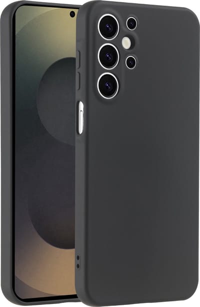 Hoesje geschikt voor Samsung Galaxy S25 Ultra hoesje zacht siliconen- Arara backcover - Zwart