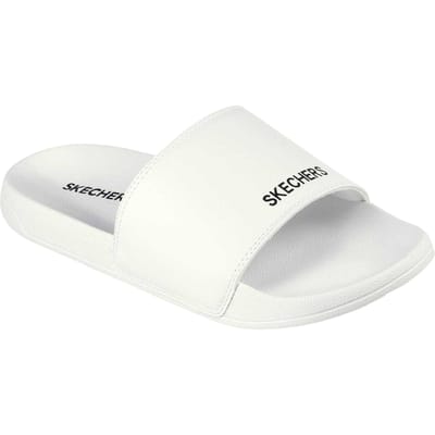 Skechers Heren Sidelines 2 Lichtgewicht Slippers (Wit/Zwart)