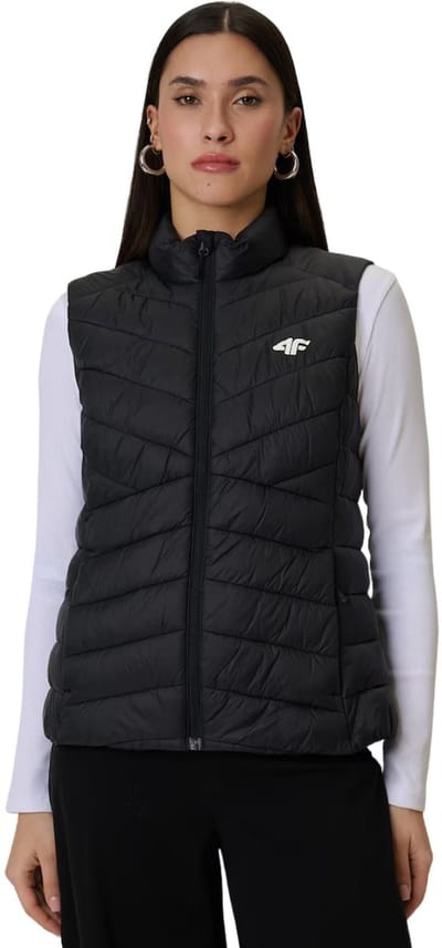 4F Bodywarmer Dames Zwart - Maat M